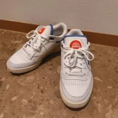 Reebok The Pump ホワイト/ブルー スニーカー 24.5