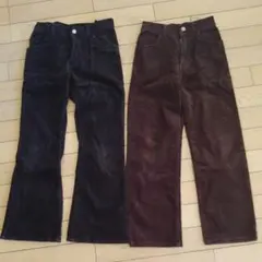 コーデュロイストレッチパンツ 130cm 2枚セット