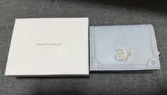 Samantha Vega サマンサベガ ロゴ金具折財布 ダルブルー