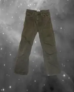 ZARA カーキ ブーツカットデニム グランジ ダークコア ストリート Y2K
