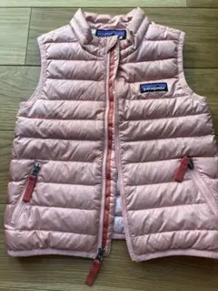 【早い者勝ち】patagonia キッズ　ピンク ダウンベスト