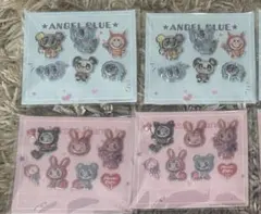 ナルミヤキャラクターズ　ぷっくりシール　セブン メゾピアノ エンジェルブルー