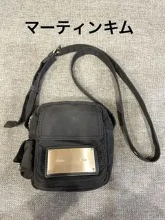 マーティンキム　カーゴクロスミニショルダー　ブラック