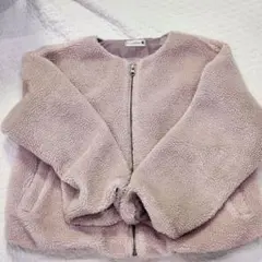 ブランシェス branshes ボアジャケット 140 ピンク