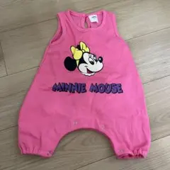 ディズニー ミニーマウス ロンパース ピンク