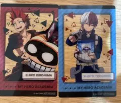 僕のヒーローアカデミア ナムコ 特典 クリアイラストシート 切島鋭児郎 轟焦凍