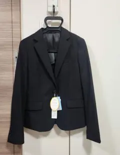 黒シャドーストライプ　スーツ