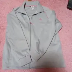adidas ライトグレー ジャケット UK12