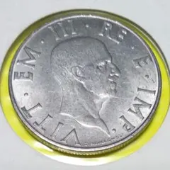 1929年 イタリア 5リラ銀貨 ヴィットーリオ・エマヌエーレ3世 - メルカリ
