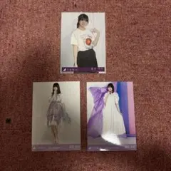 乃木坂46 冨里奈央 生写真 3枚セット