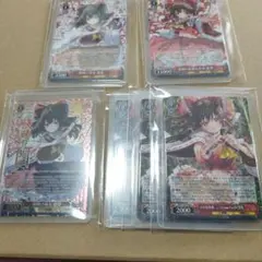 ヴァイスシュヴァルツ 東方 霊夢 RR2種＋R1種 各4枚づつ - メルカリ