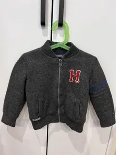 TOMMY HILFIGER グレー ジップアップジャケット 92