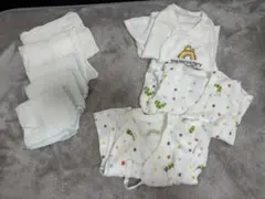 短肌着 3枚、ガーゼ 5枚　まとめ売り