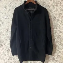 COMME CA ISM 黒 カーディガン Lサイズ