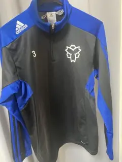 日本体育大学　ジャージ M 黒/青