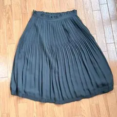 LOWRYS FARM プリーツスカート ブラック Lサイズのサムネイル