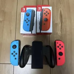Nintendo Switch Joy-Con 青 オレンジ 充電グリップ付き