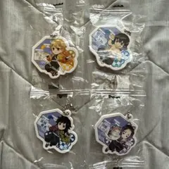くら寿司×鬼滅の刃 ラバーチャーム4個セット