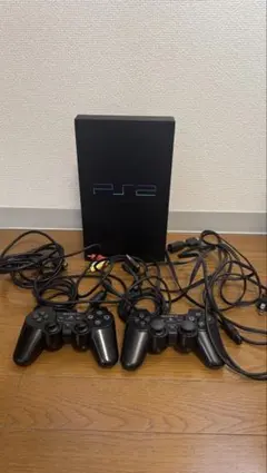 PlayStation2 SCPH-39000 コントローラー2個　本体ジャンク