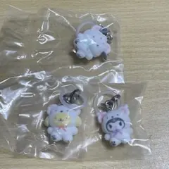 【最安値】サンリオ　ふわふわスノー　めじるしアクセサリー　クロミetc3点セット