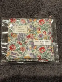INTERMODE　リバティプリント　大人のガーゼハンカチ　花柄　新品未使用
