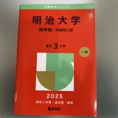 明治大学　商学部　赤本　2025年版