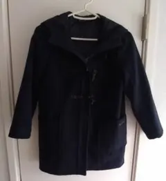 ポンポネット ダッフルコート 紺 135