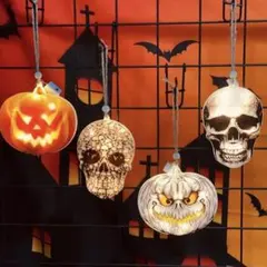 80 4点セット ハロウィン 飾り 装飾 ライト ハロウィン 装飾 飾り