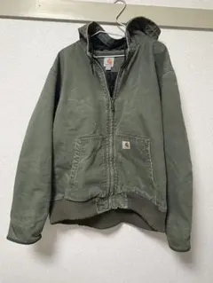 Carhartt ダック地 アクティブジャケット オリーブ Lのサムネイル