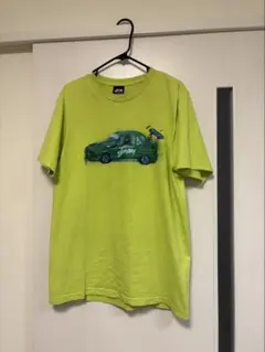 Stussy Car Graphic T-Shirt Lime Green Sのサムネイル