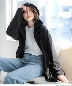 coca UVカットギャザーパーカー