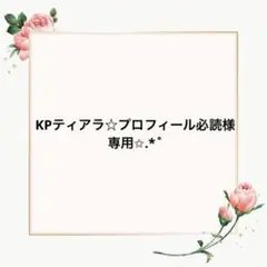 KPティアラ☆プロフィール必読様 リクエスト 2点 まとめ商品