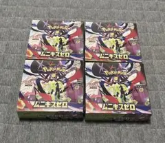 ポケモンカードゲーム MEGA ムニキスゼロ シュリンク付き 4BOX