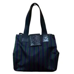 CELINE セリーヌ ストライプ トートバッグ キャンバス