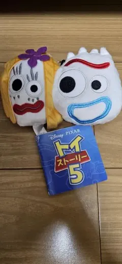 トイストーリー5 リール付フェイスパスケース フォーキー&カレン・ビバリー