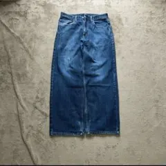 00s Levi's 569 ワイドストレート W32 濃紺 神シルエット 日本