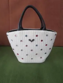 ハンドバック　Think Bee Just Heart　　ジュエルビーンズトート