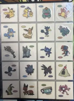 ポケモンパン　蛍光シール　第178弾コンプリートセット　ハロウィン　ミミッキュ