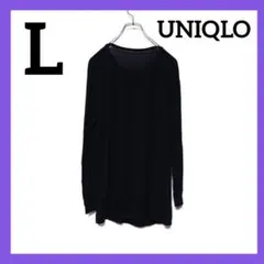 UNIQLO ヒートテック 長袖 カットソー Lサイズ