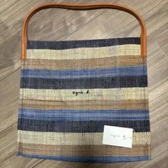 【美品】agnes.b アニエスベー かごバッグ　ワンショルダー