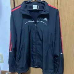 adidas ナイロンジャケット 黒