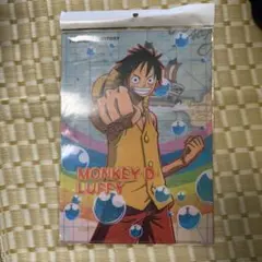ワンピース モンキー・D・ルフィ クリアファイルと下敷きのセット売り
