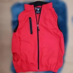 XEBEC 空調服 ベスト レッド Lサイズのサムネイル