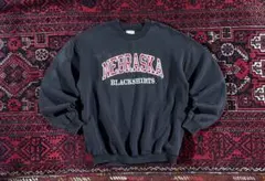 GILDAN ギルダン カレッジロゴ スウェット トレーナー ブラック L