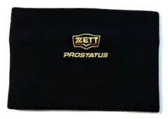 ZETT　野球ブランド　刺繍ロゴ　ブラック　ネックウォーマー　厚地