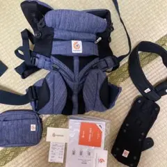 エルゴベビー ベビーキャリア OMNI360 クールエア ブルー