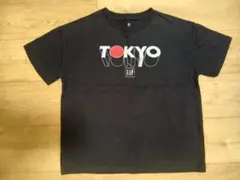 【試着のみ】GAP キッズ 半袖Tシャツ TOKYOロゴ 濃紺　150cmのサムネイル
