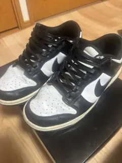 NIKE スニーカー パンダ ダンクロー ホワイトブラック 26.5
