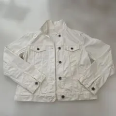 ホワイト デニムジャケット