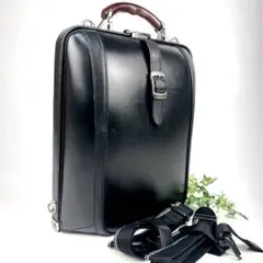 【美品・A4】ARTPHEREた　K-LINE　バッグパック　2way　黒　鍵付のサムネイル